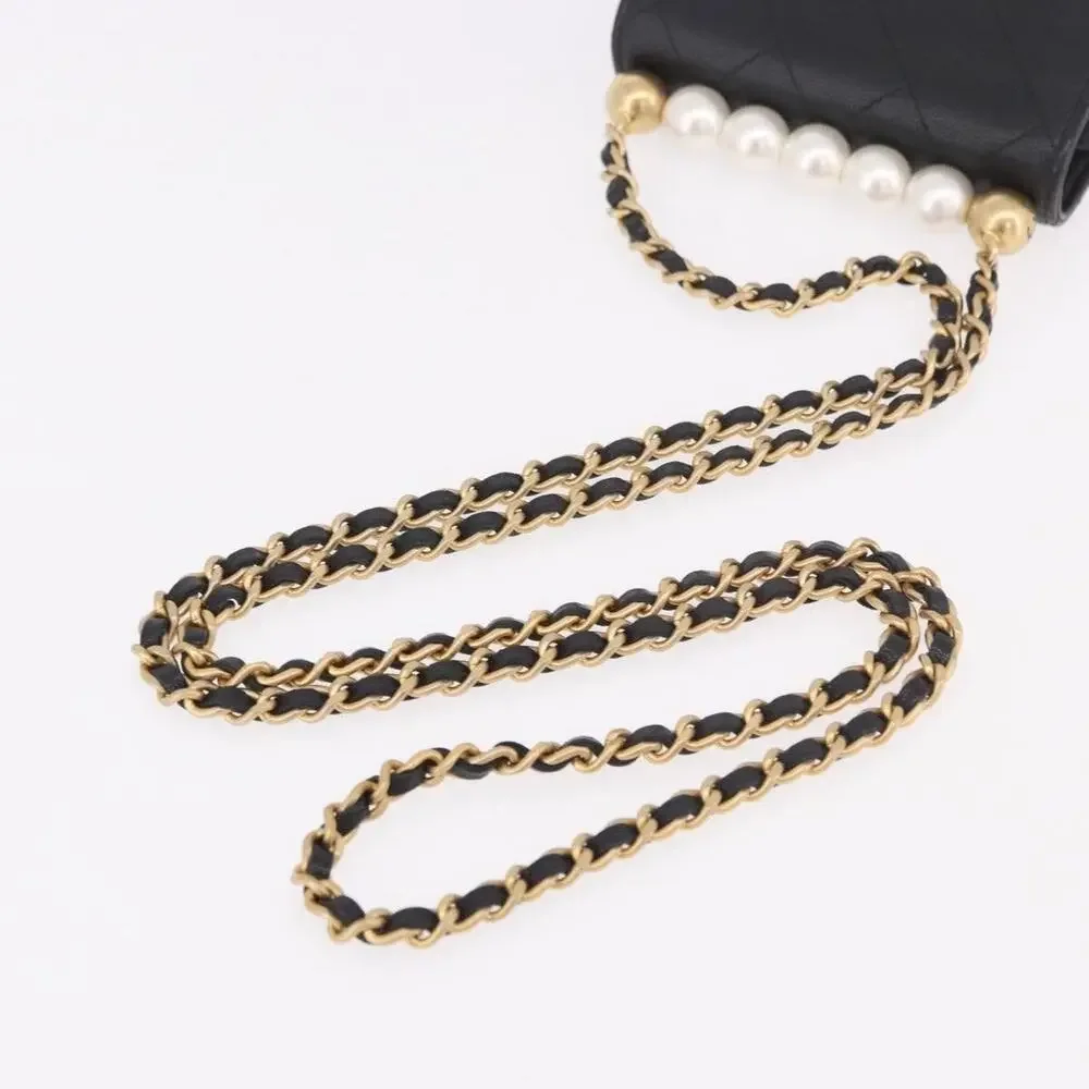 Chanel Matelasse Chain Shoulder Bag Black